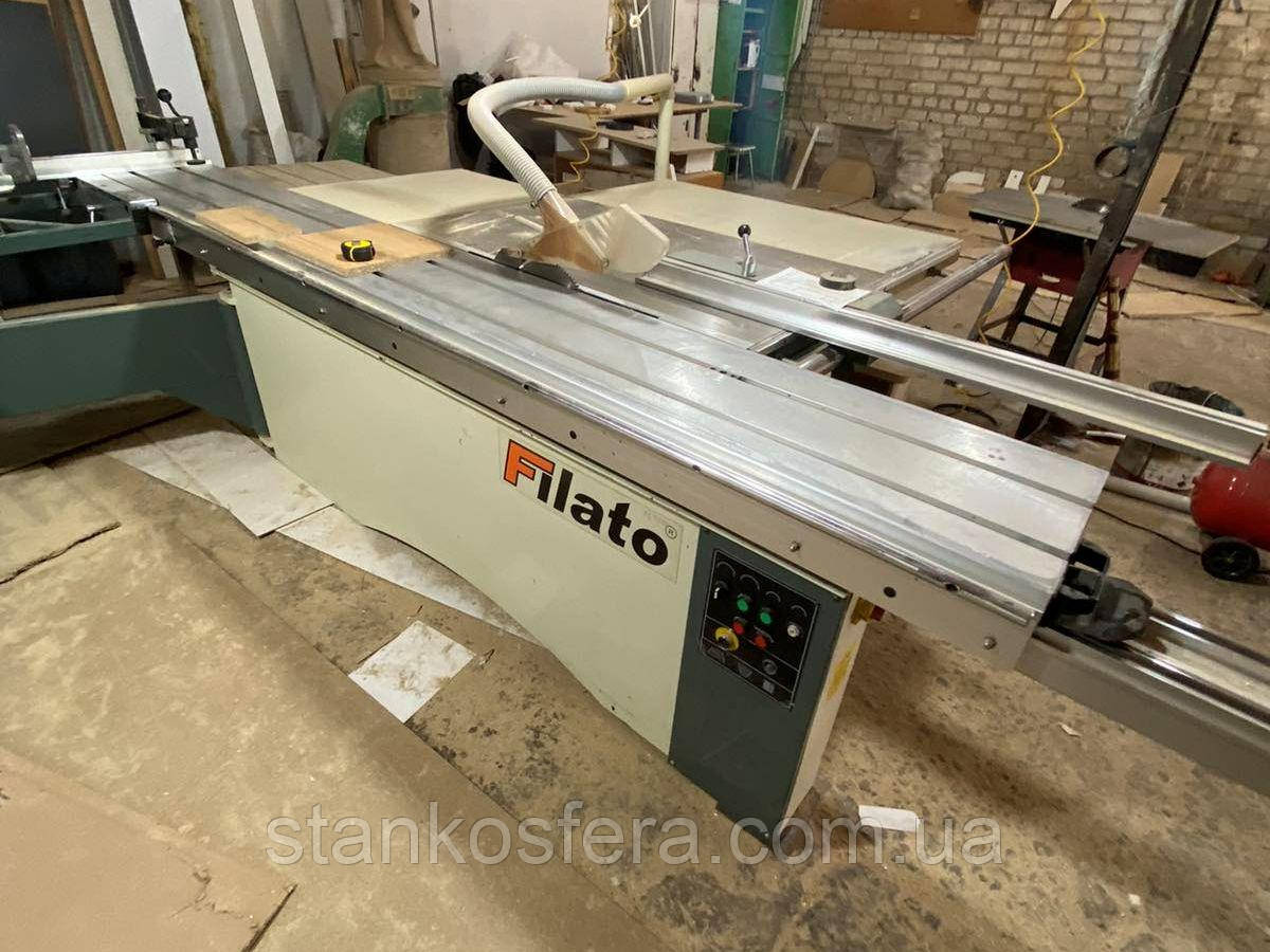 Форматно-розкрійний верстат MJ1132B (Filato FL3200B) бу — різання 3,2 м, на сталевих напрямних, нахиляних пили