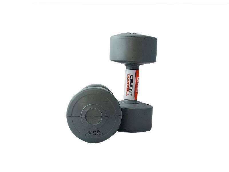 Гантелі пластикові пара LiveUp CEMENT DUMBELL