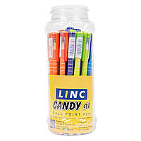 Ручка шариковая LINC Candy 0,7 мм синяя, 30 шт/уп.