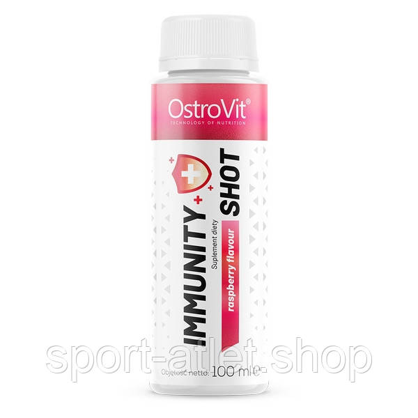 Натуральна добавка OstroVit Immunity Shot, 100 мл Малина