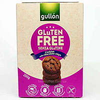 Печиво Без Глютену і Лактози з Шоколадною Крихтою Gullon Gluten Free Cookies Chocolate 200 г Іспанія