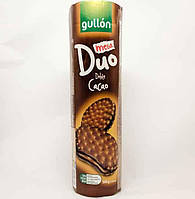 Сэндвич печенье Gullon Mega Duo Double Cacao шоколадное печенье с шоколадным кремом 500г (Испания)