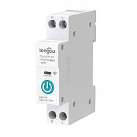 Розумний WiFi автоматичний вимикач 40А без моніторингу енергоспоживання белый без замера 40А TO-Q-SY1-WT