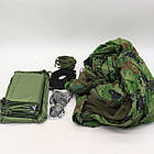 Гамак підвісний з москітною сіткою та тентом (240×150см) / Складаний туристичний гамак, фото 10