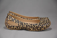 Crocs Kadee Leopard Flat балетки лодочки сандалии босоножки кроксы женские. Оригинал. 39 р./25.5 см.