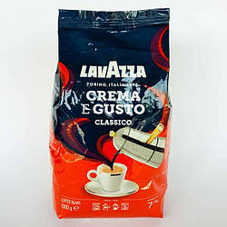 Кава в зернах Lavazza Crema e Gusto classico 1kg