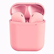 Бездротові Bluetooth навушники HBQ InPods 12 з активним шумопоглинанням (рожевий колір), фото 4