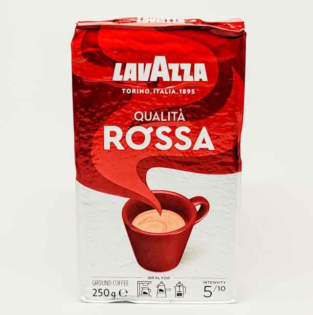 Кава мелена Lavazza Qualita Rossa 250г (Італія) кольорова упаковка