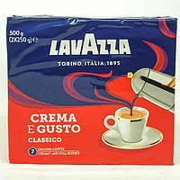 Кофе молотый Lavazza Crema Gusto 2 шт по 250 г Лавацца Италия