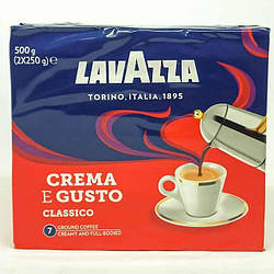 Кава мелена Lavazza Crema e Gusto classico 2 шт по 250 г Лавацца Італія