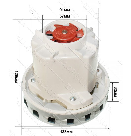 Двигун пилососа Aurora PE 22-1800 W, фото 1