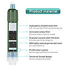 Фільтр портативний для води туристичний похідний Filterwell на 3000 л Блакитний, фото 6