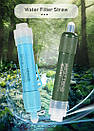 Фільтр портативний для води туристичний похідний Filterwell на 3000 л Блакитний, фото 7