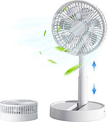 Вентилятор настільний складаний USB мінівентилятор Folding Fan з акум. (WX6505)