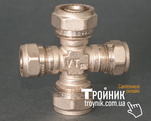 Крестовины обжимные латунные Крестовины обжимные латунные