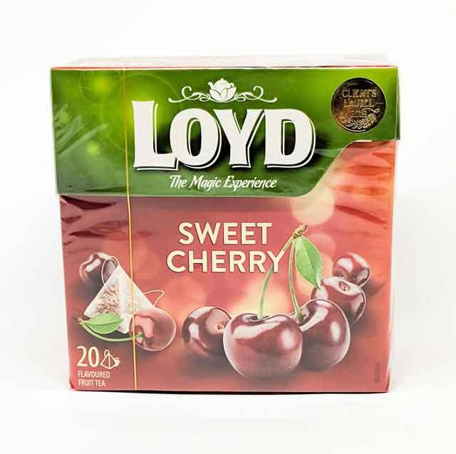 Чай LOYD Sweet Cherry Солодка вишня 20 пірамідок