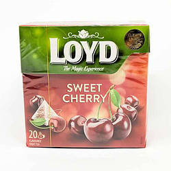 Чай LOYD Sweet Cherry Солодка вишня 20 пірамідок