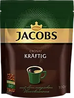 Кофе сублимированный Jacobs Cronat Kraftig в мягкой упаковке 100 грамм