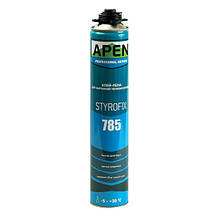 Клей-піна APEN Styrofix 785 для пінопласту (під пістолет) 750 мл/910 гр.