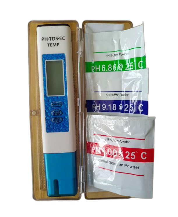 Комбінований прилад із вбудованим електродом 4 в 1 MF-01 (pH, EC, TDS, Temp)