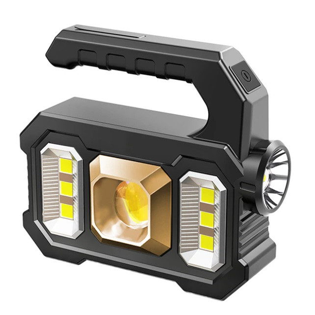 Ліхтар переносний RIAS KJ-208 із функцією PowerBank Black (3_03045), фото 1