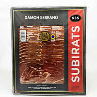 Subirats jamon serrano Хамон нарезка 250 грамм, Вяленое мясо