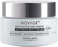 Насыщенный мультиактивный дневной крем для лица SPF30 - Oriflame Novage+ Multi-Active Anti-Ageing Day Cream