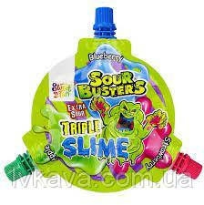 Кислый фруктовый гель Sour Buster Triple Slime , 45 гр, фото 2