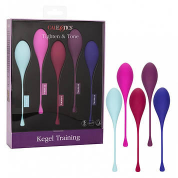 Набір вагінальних кульок California Exotics Kegel Training 5-Piece Set Bomba💣