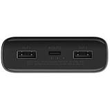 Зовнішній акумулятор Xiaomi Mi 20000 mAh 50 W PB200SZM портативна батарея чорна, фото 5
