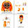 Лялька Рейнбоу Хайлин Rainbow High Michelle Orange Fashion Doll, фото 5