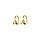 Жіночі сережки позолота 18к "Лаврові Листики" — 925 проби EGYPT SILVER, фото 2