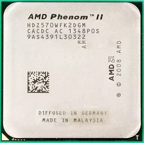 Процесор AMD Phenom II X2 570 3.50 GHz / 6 M / 4 GT / s (HDZ570WFK2DGM) sAM3, tray
