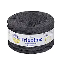 TRIKOLINO (Тріколіно) 5-7 мм 100 м Антрацит меланж (Трикотажна пряжа, нитки для в'язання)