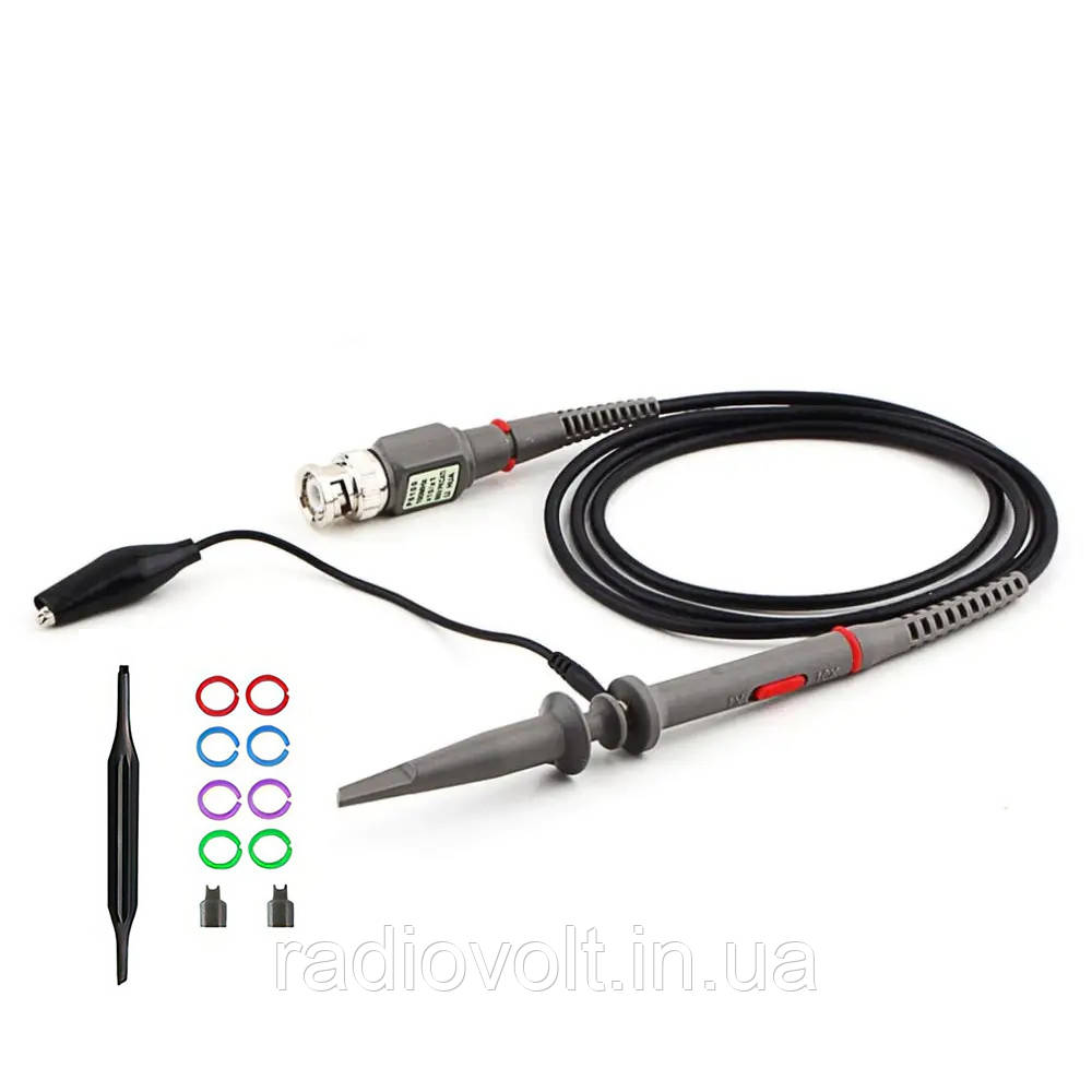 Щуп P6100 для осцилографа 1х, 10х, 100МГц