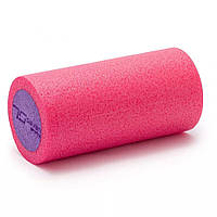 Массажный ролик 7sports гладкий roller epp ro1-30 розово-фиолетовый 30*15см