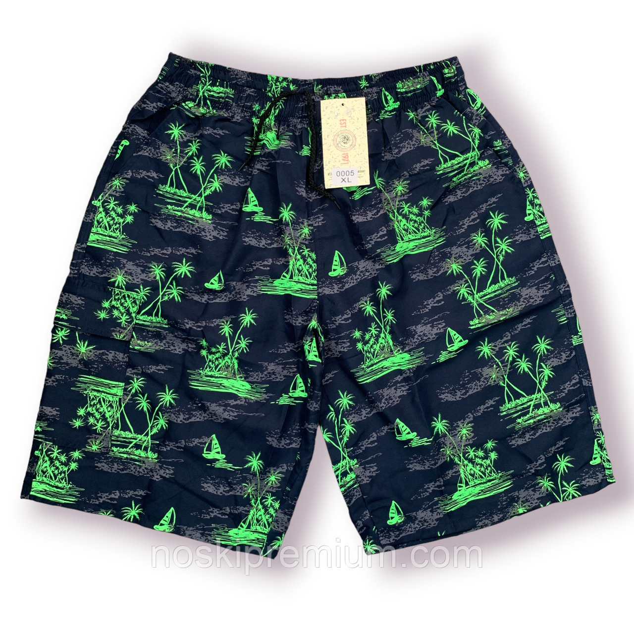 Шорти чоловічі Black Cyclone Est. 1971 бічна кишеня, розміри M-3XL, сині, 0005, фото 1