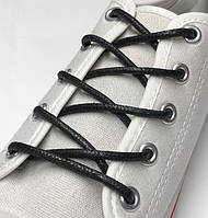 Шнурки круглые с пропиткой Тип 1.2.8 60 см Черный