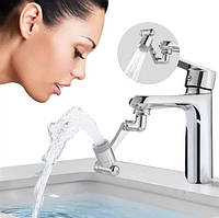 Насадка SPLASH HEAD МЕТАЛ на кран 1080 градусів / Аератор для змішувача / Розсікач води для крана (5720)