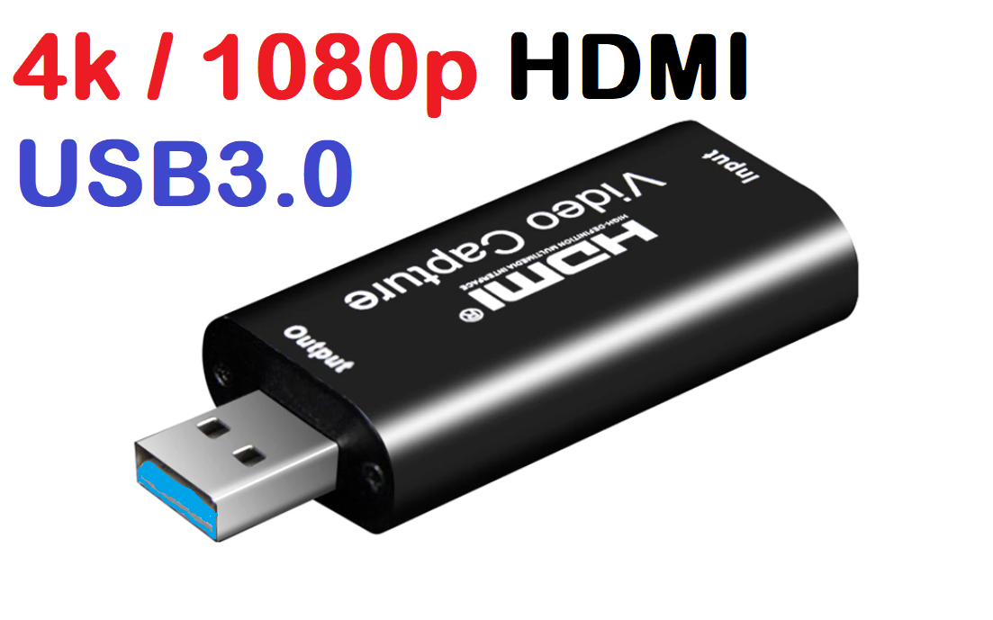 Картка відеозахоплення USB3.0 HDMI 4k/1080p Video Capture easy cap