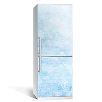 Інтер'єрна вінілова наклейка на холодильник Іней плівка самоклеюча глянсова з ламінацією 600*1800 мм