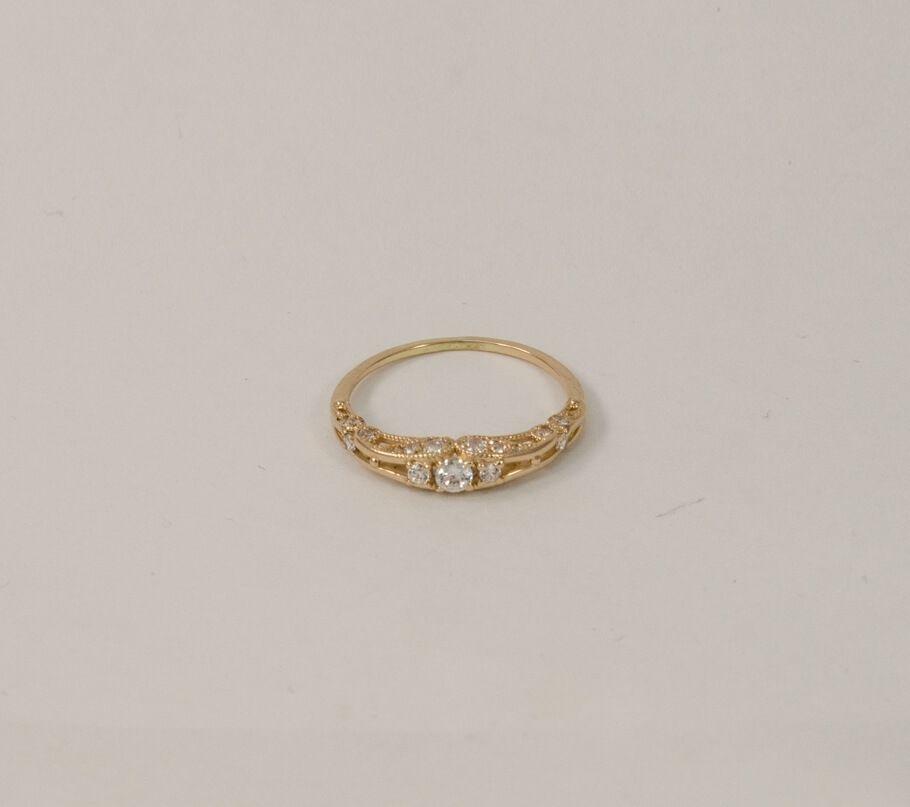 Кільце З Фіанітами Срібло, фото 1