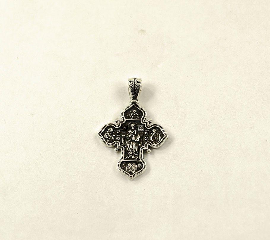 Хрест Двосторонній З Миколимо Чудотворцем, фото 1