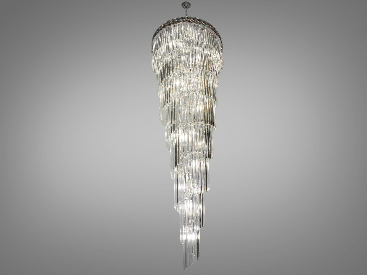 Сучасна кришталева люстра Diasha 82206/1000xH3500HR, фото 1