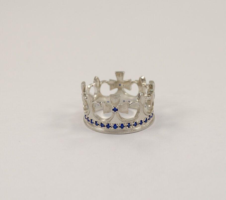 Кільце Корона Срібло, фото 1
