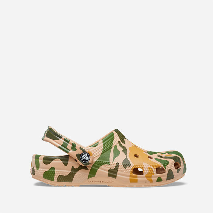 Крокси CROCS CLASSIC CAMO CLOG 206454 CHAI/TAN