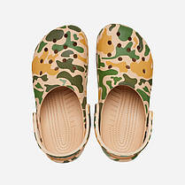 Крокси CROCS CLASSIC CAMO CLOG 206454 CHAI/TAN, фото 5