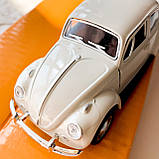 Мініатюра ретро автомобіль 12*4.5 см Молочний, фото 4