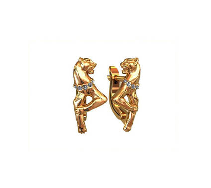 Сережки Пантера