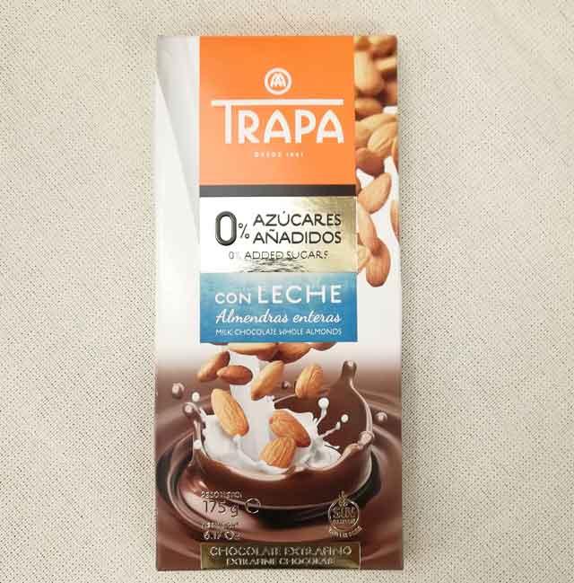 Молочный шоколад без сахара без глютена Trapa 175 г Испания - фото 1 - id-p1185531690